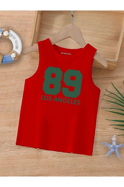 BENROMA 1 tricou este un cadou pentru achiziții de 6 și mai sus în coș - Tricou fără mâneci pentru copii cu imprimeu cu personaje de desene animate