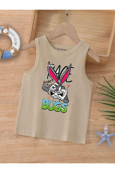 BENROMA 1 tricou este un cadou pentru achiziții de 6 și mai sus în coș - Tricou fără mâneci pentru copii cu imprimeu cu personaje de desene animate