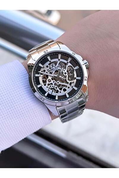 Daniel Klein 30 Mt Waterproof Men's Wrist Watch with Automatic and Manual Winding Feature Fdk.10783.F2