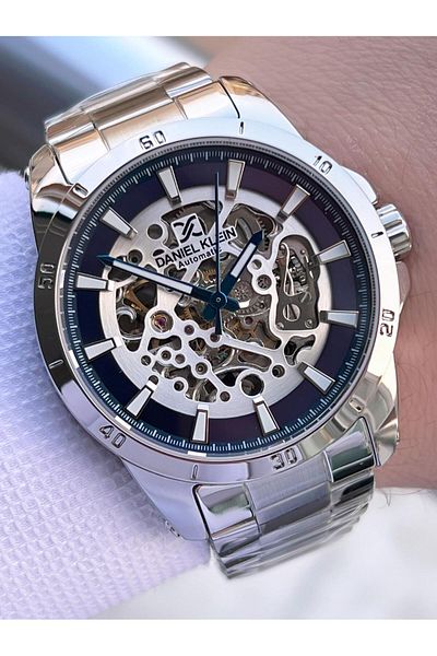 Daniel Klein 30 Mt Water Resistant Men's Wrist Watch with Automatic and Manual Winding Fdk.10783.F4