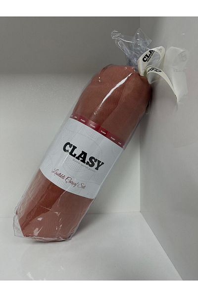 Clasy طقم ملاءات مرنة فردية من Ranforce - لون قرميدي