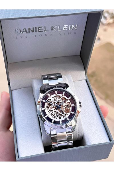 Daniel Klein 30 Mt Water Resistant Men's Wrist Watch with Automatic and Manual Winding Fdk.10783.F4
