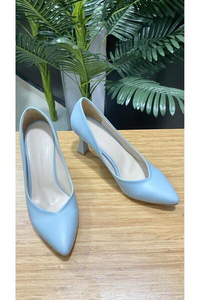 ESSTİİ Esstii 89 Goblet Heel Pointed Toe Matte Leather Stiletto Shoes