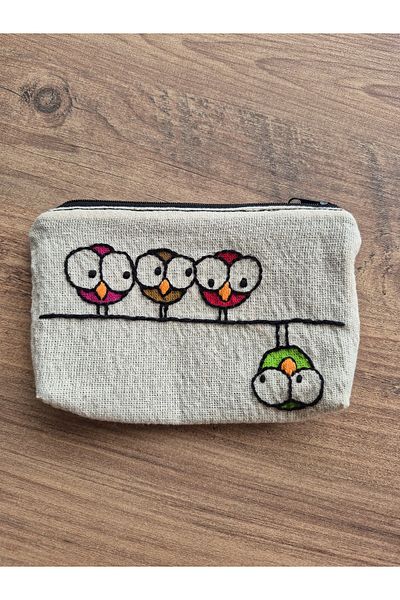 Handream There's Always One Different Person Themed Double Sided Handmade Wallet/Multipurpose/Gift Bag