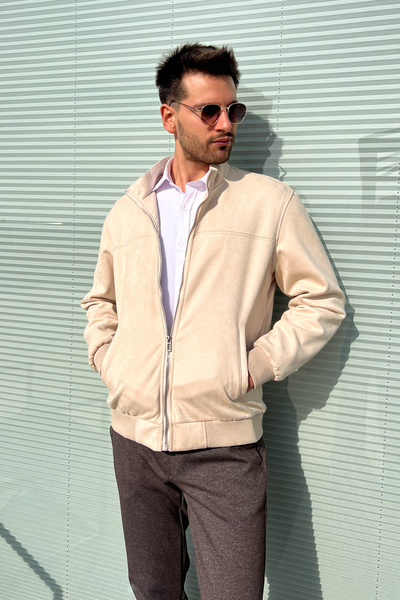 ModaPlaza Чоловічий сезонний замшевий піджак 8051