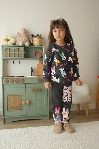 JELİBOOM Minnie Mouse Pattern - Girl's Personality Raised Soft Suit, Colorful...