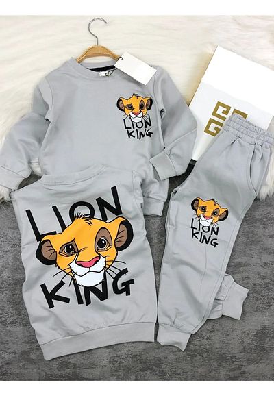 Soft kids Garfield Printed Unisex Children's Clothing Set - Thick Fabric