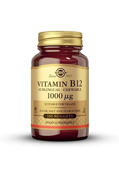 Solgar فيتامين ب12، 1000 ميكروجرام، 100 قطعة