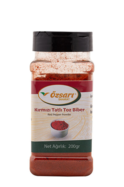 Özsarı Bakliyat Katkısız Gaziantep Kırmızı Tatlı Toz Biber 200gr