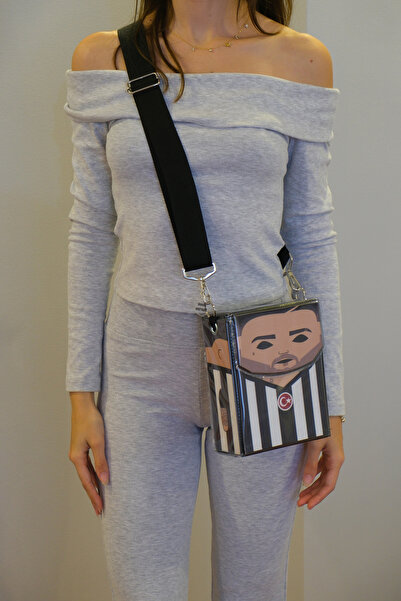 Aven Marten Siyah beyaz takım futbolcu ahşap çanta