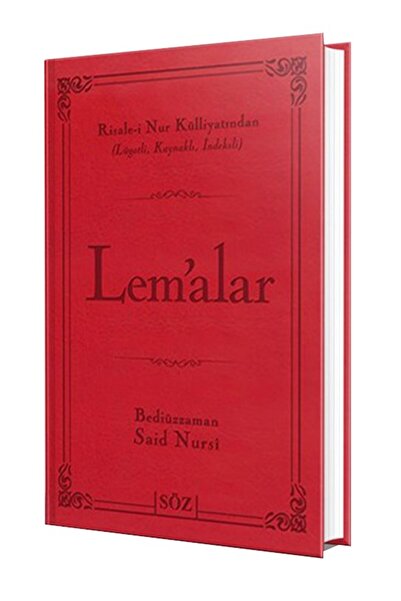 Söz Basım Yayın Lem'alar - Lügatlı - Risale-i Nur (Büyük Boy - Termo Deri) SÖ...