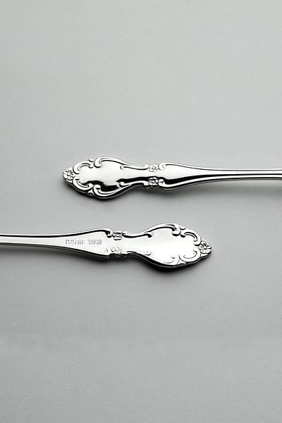 Nehir Adriana Sade 89 Piece Fork Spoon Knife Set for 12 Persons