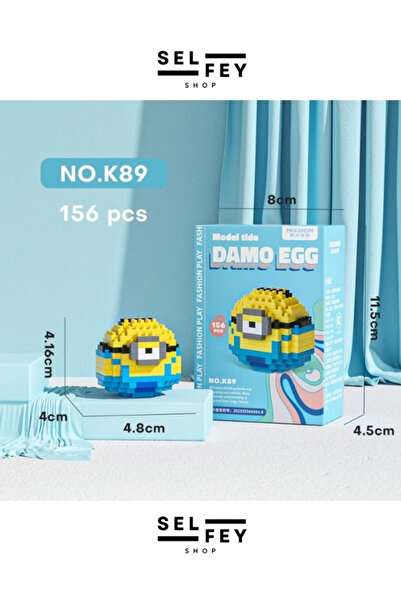 SelFey LegoModel Minions Egg Mini Figür