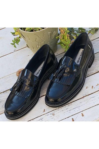 Pierre Cardin Pce-63561 Мъжки класически мокасини от естествена кожа с пискюли