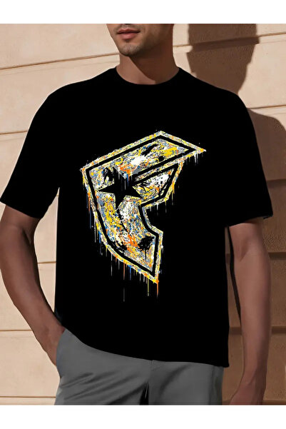 bellanova Unisex Μαύρο μπλουζάκι Ac Dc In Rock We Trust Printed