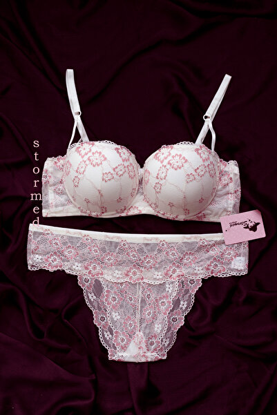 STORMED Set sutien cu susținere cu detaliu din dantelă 1740