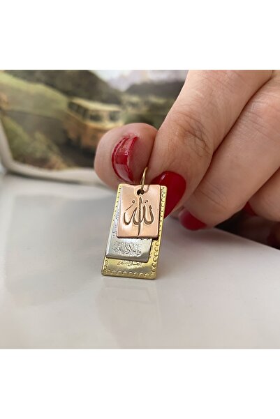 simurg jewellery Gümüş  3^lü Dualı Plaka Kolye