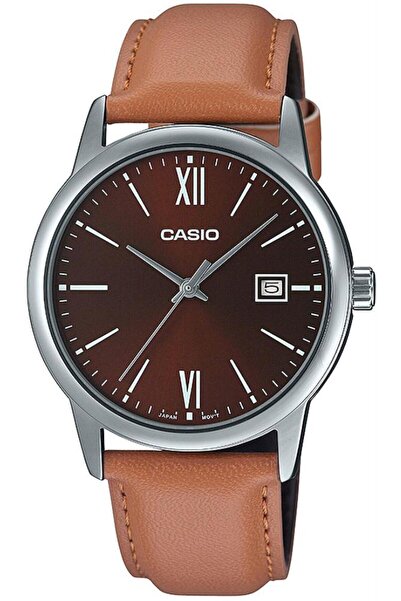 Casio MTP-V002L-5B3UDF TABA DERİ KORDON ERKEK KOL SAATİ