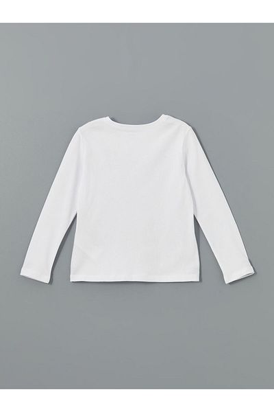 LC Waikiki New Season Crew Neck Girls' T-Shirt - S50543Z4