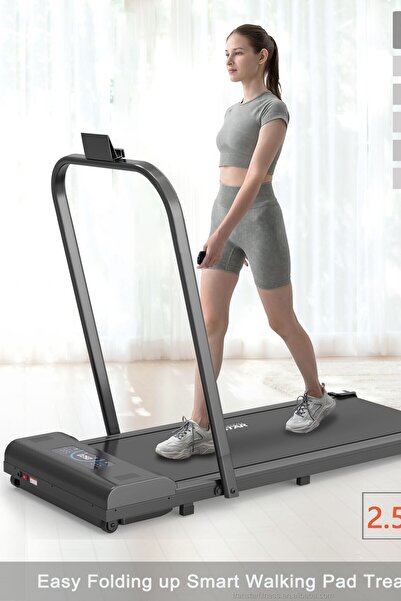 Yenilig LED Ekranlı ve 10 Hız Seviyeli Uzaktan Kumandalı Portatif Koşu Bandı ...