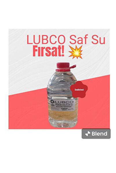 LUBCO Saf Su 3 Litre Ütü-Akü-Radyatör Suyu