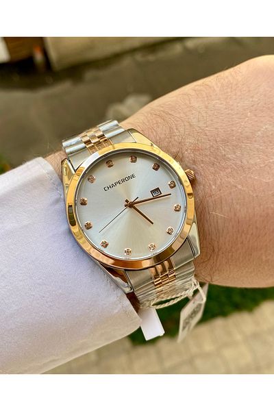 Reward Chaporone Silver Color Steel Waterproof Mens Wrist Watch Valentine's Day Gift