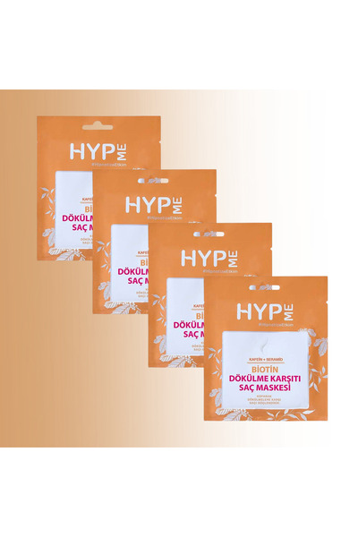HYP ME قناع الشعر بيوتين المضاد للتساقط 50 مل × 4 قطع