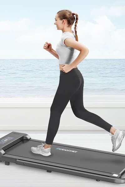 Yenilig Uzaktan Kumandalı Portatif Yürüme Koşu Bandı Kolay Kurulum Taşınabili...