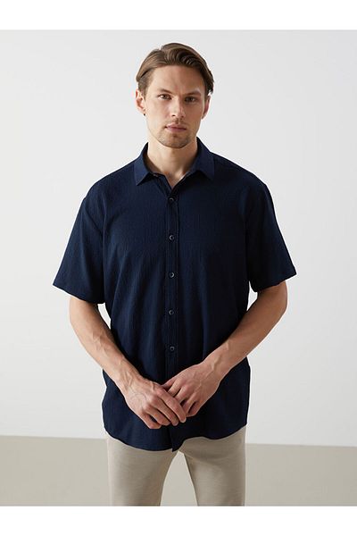 LC Waikiki Ανδρικό κοντομάνικο πουκάμισο LCW Vision Regular Fit