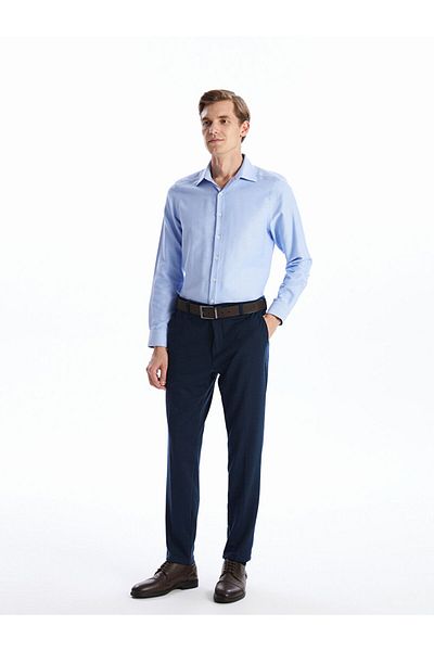 LC Waikiki Cămașă Oxford pentru bărbați, slim fit, cu mânecă lungă - S50570Z8