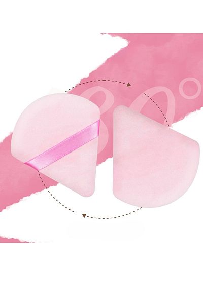 VANCL Sponge Gift Pastel Profashion Fixing Powder Makeup Fixer Transparent Powder Number 00
