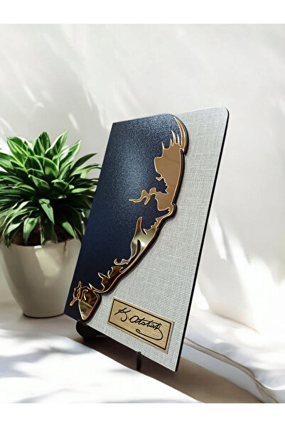 TUNA REKLAM Masa Üstü Hediyelik Atatürk Silueti