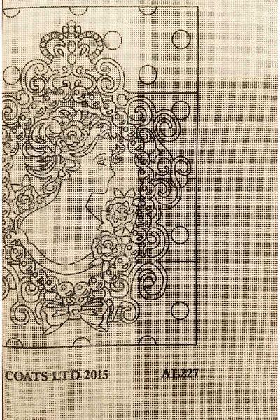 Anchor Women's Portrait Pattern Long Style Embroidery Cross Stitch Kit (20X15Cm)