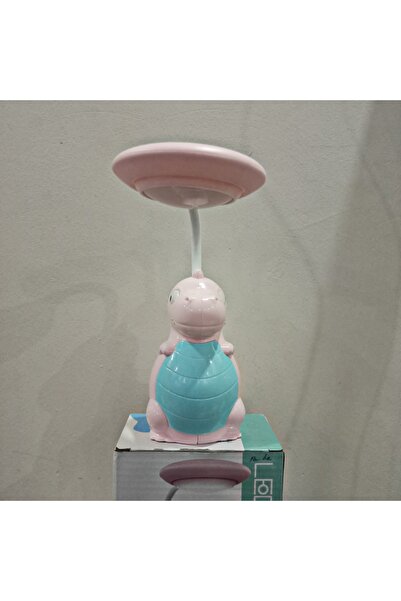 Mugs and love sevimli dinazor dino pembe masa lambası,