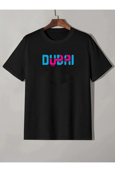 mooodcase Black Dubai Printed Oversize T-Shirt