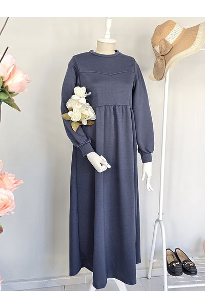 ENDAMIM Two Thread Long Sleeve Dress with Robas