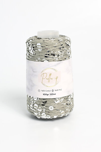 MODUMUZ RAHATLIK Pullu İp 100 gramlık bobinlerinde 320 metre uzunluk Pul Boyutu: 3mm+6mm