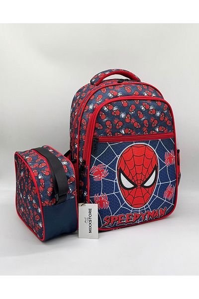 ms mixxstore Red Color Master Pack Feeding Children's Backpack and Primary School Bag