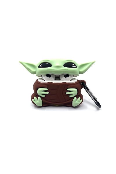 kılıfbenim AirPods 4Th Generation Compatible Case Baby Yoda Cute Figure Silicone Case