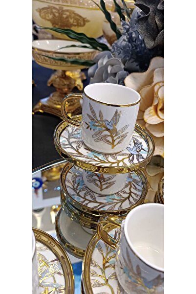 Kosova Lokman Zücçi̇ye Bee Bird Coffee Cup Set