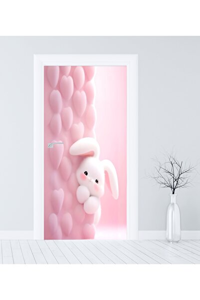 RENKLİ HOBBY Kapı Kaplama Folyosu - Kapı Sticker Giydirme - Kendinden Yapışkanlı