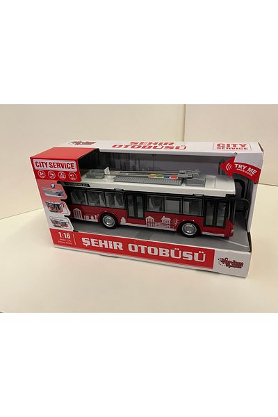 DYA TİCARET Toy City Bus with Sound and Light