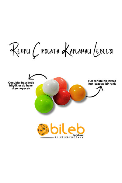 bileb serinhisar bi leblebi'de bana Renkli Çikolata Kaplamalı Leblebi