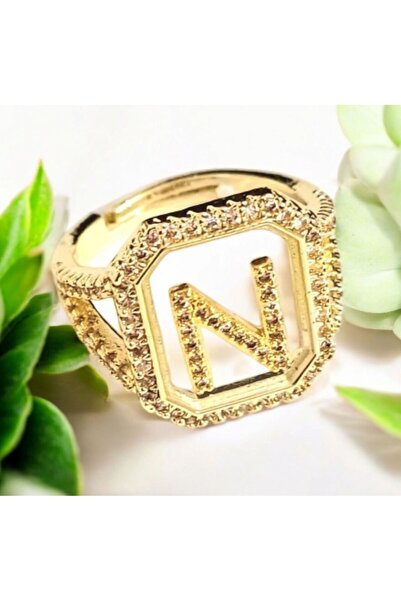 AKSESUARIM خاتم نسائي بتصميم خاص من حجر الزركون قابل للتعديل من الفولاذ