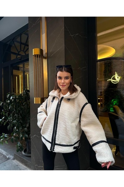 Ekim Store Плюшеве пальто Oversize Biker