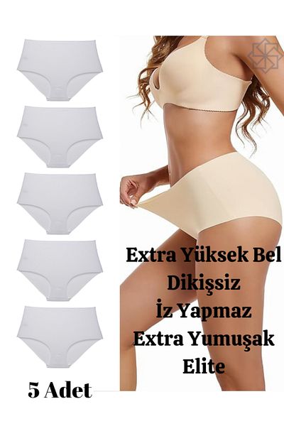 Adeniz 5 Συσκευασία με λέιζερ εξαιρετικά ψηλή μέση χωρίς σήμανση Εξαιρετικά μαλακό σλιπ Bato χωρίς ραφή