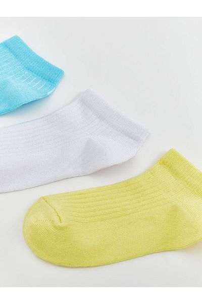 LC Waikiki New Season Basic Baby Boy Booties Socks 3-Piece - S5K148Z1