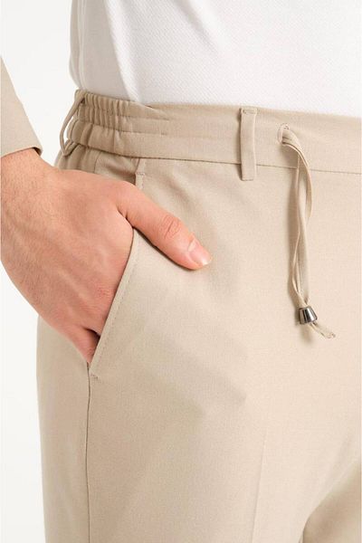 ACTIVE MODA Straight Slim Fit Drawstring Men Suit