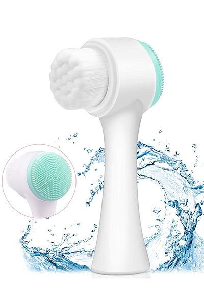 Pastimore Premium Makeup Facial Cleansing Brush Double Sided Deep Cleansing and Skin Care Tool