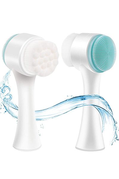 Pastimore Premium Makeup Facial Cleansing Brush Double Sided Deep Cleansing and Skin Care Tool